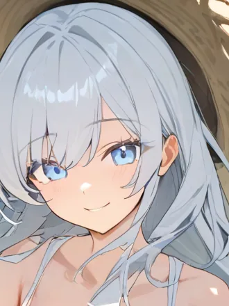 顔だけを切り出したキャラクター画像（One-to-Allの検証用）。