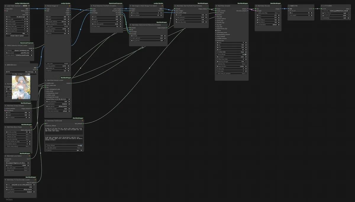 mt_onetoall.json のワークフロー画面
